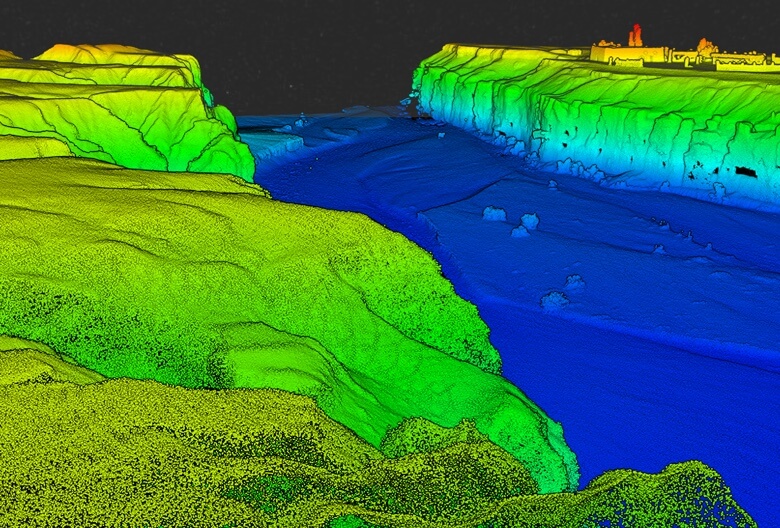 mracno bodu lidar